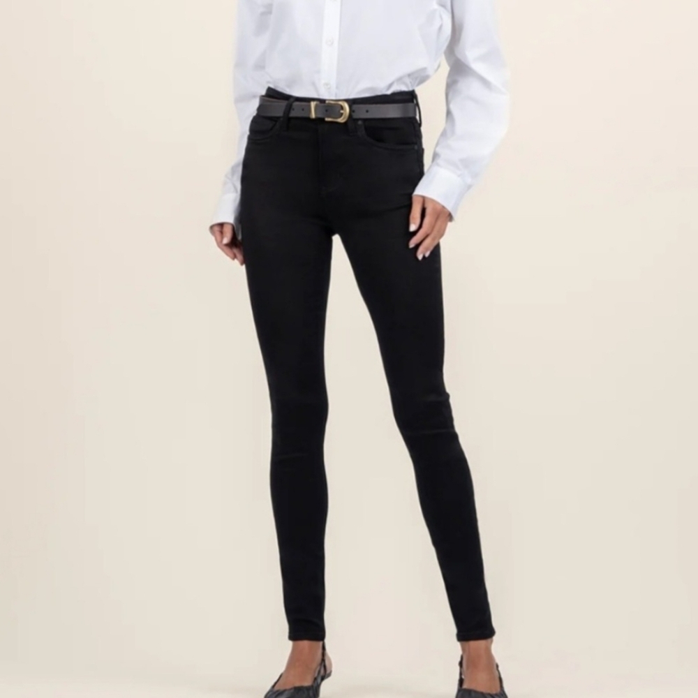 Kut From The Kloth Mia Ankle Skinny Pants Black Size 6